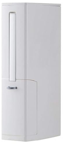 Ensemble brosse WC et poubelle, poubelle 4 en 1, brosse de toilette, multifonction peu encombrante, boîte de rangement et support (blanc)