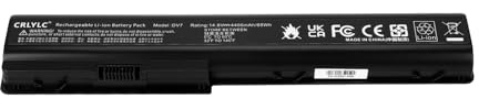 CRLYLC 480385-001 GA08 Batterie pour HP Pavilion DV7-1000 DV7-1010 DV7-1020 DV7-1030 DV7-1040 DV7-1050 HDX18 HDX18T-1000 HDX18-1020 X18-1100 DV8-1000 KS525AA 464058-251 464059-141 516355-001 Battery