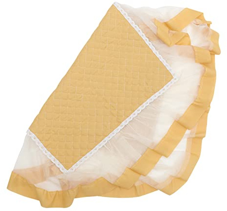 DECHOUS Refrigerator Lace Cover Multifunctional Decorative Cover for Oven and Nightst