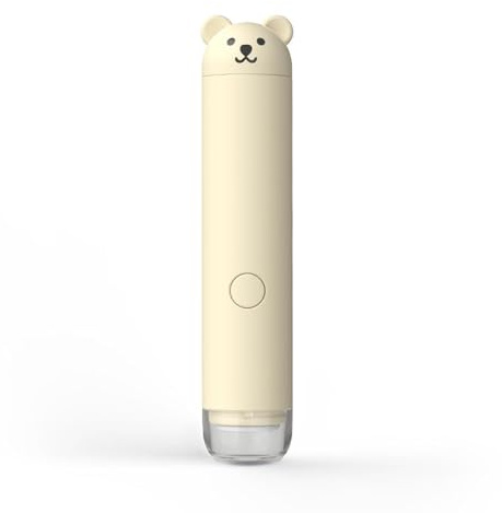 Baby Nails Grinder mit LED Licht 2 Geschwindigkeitsmodi & 6 Köpfe Leise Wiederaufladbarer Trimmer für Säuglingspflege Tragbarer Baby Nägel Trimmer mit Licht