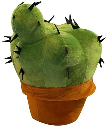 TROYSINC Kaktus Kuscheltier, Kaktus Plüschtier Plushies Weiches Kaktus Pflanze im Topf Stofftier Kissen Geschenk für Kinder (37cm)