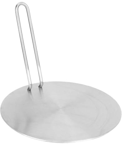 EPIGEIST Adaptateur Induction Plaque Acier Inoxydable Diffuseur Chaleur pour Table Cuisson Induction Compatible Poêles sans Poignée Amovible