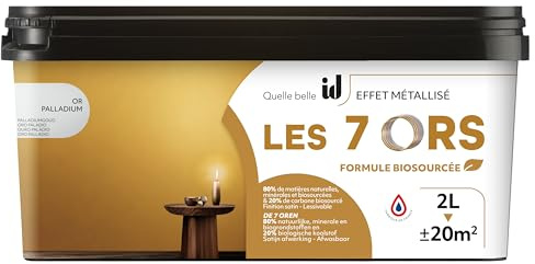 ID PEINTURE EFFET MÉTALLISÉ 7 ORS OR PALLADIUM 2L PARIS