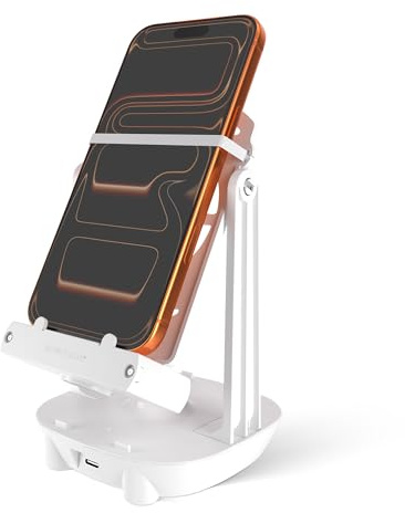 NEWZEROL Podomètre Téléphone Portable Compatible pour Pokemon Go/Pokemon Go Plus, [Œufs à Couver ou Bonbons Copains] [Version Muette] Équipement Accessoire pour Marches d'accès Rapide - Blanc