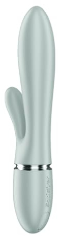 Satisfyer Pearl Bunny 2 | Wasserdichtes Sexspielzeug für Frauen | grün | Rabbitvibrator mit rotierenden Perlen | 360° G-Punkt-Stimulation & Klitorisvibration | Sex Toys | Hautfreundliches Silikon