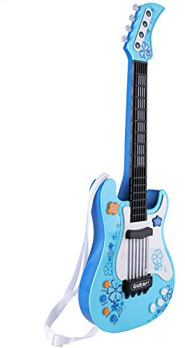 Yinhing Giocattolo Multifunzionale per Basso Elettrico per Bambini Strumento Musicale Illuminato Colorato per un Design Accattivante per l'apprendimento del Ritmo e della Melodia Attività