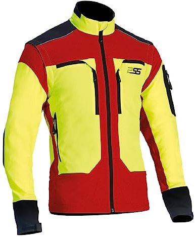 PSS Funktionsjacke X-treme Vario Rot/Gelb Größe L