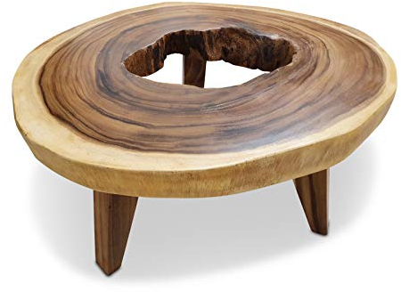 Kinaree Couchtisch LAEM PHO I - Beistelltisch - Sofatisch - Akazie Massivholz in 2 Varianten (Holz)