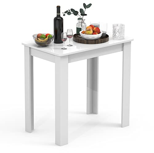 VCM Esstisch 80x50x76 cm Holzwerkstoff Esszimmer für kleine Räume | Esszimmermöbel für kleine Räume - Küche oder Esszimmer - geeignet für Paare - Holzwerkstoff, kompakt und stabil