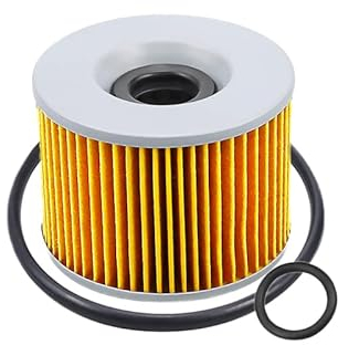 Motorrad-Ölfilter for Kawasaki Z400 Z440 Z500 Z650 Z750 Z1F 900 Z1100 Z 500 650 750 900 1100 ZL400 ZL600 ZL900 ZL1000 (Color : 1pc-yellow)