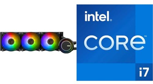 MSI MAG CORELIQUID E360 + Intel Core i7-14700K CPU Cooler, 119mm, Desktop Compatible