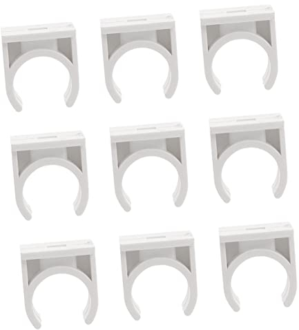 STOBOK U-förmige Reitpferdeklemme Aus Pvc Halterung Für Dünnwandige Schläuche Robuste Klemme Für Wasser Und Kraftstoffschläuche Einfache Montage