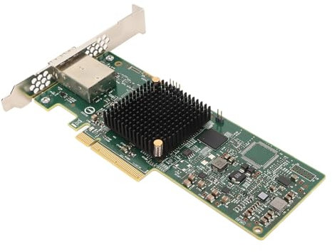 Carte Contrôleur Raid LSI 9300 8e, Carte Contrôleur Externe PCIe SAS/SATA HBA 12G avec 8 Ports pour Ordinateur