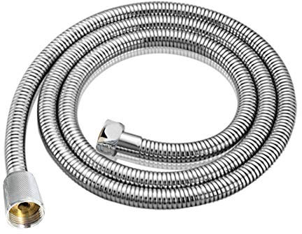 YUCHUANGYE Duschschlauch Edelstahl-Rohr Chromstahl Flexibles Bad Duschkopf Schlauch Rohrscheiben Badezimmer Hardware Küche Wasserpumpe Schlauchofen Brauseschlauch(3M Puls)