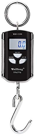 Waage, 200 kg, elektronische digitale Hakenwaage, Hängewaage, Gepäck, Angelwaage, robustes Gewicht