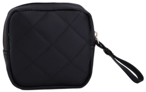 GMBYLBY Damen-Kosmetiktasche, Kosmetiktasche, Serviette, Tampon-Tasche, Kosmetiktasche für Damen, Schwarz