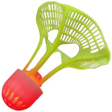 kowaku LED-Badminton-Federball, windbeständig, im Dunkeln Leuchtend, für im Innen- und Außenbereich, Freizeitspiele, Rotlicht