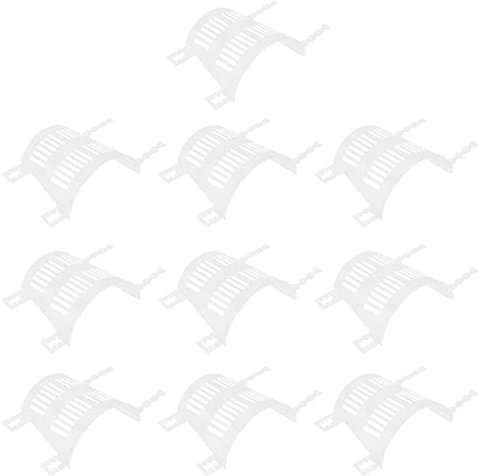 UKCOCO 10pezzi Vasi in Plastica Per Cestini Per Vivai Piantine Vasi Per Piante Controllo Delle Trasparenti Articoli Per Giardinaggio