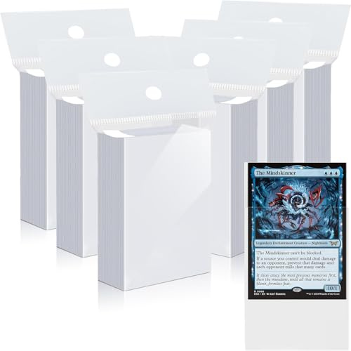 600 Stück Kartenhüllen, AVOFOREST 66 x 91mm Pokemon Karten Hüllen,Standardgröße Sammelkartenhüllen,Kompatibel Mit MTG, TCG, Trading Cards, Baseball und Fußballkarten