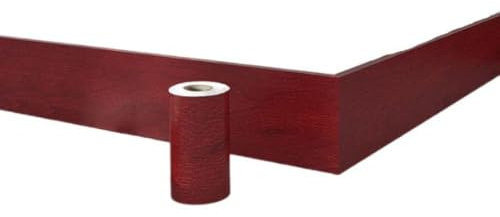 BPABDEITR Plinthe Bordure, Ruban adhésif Effet Bois for plinthes 10 cm x 10 m PVC(Style 11)