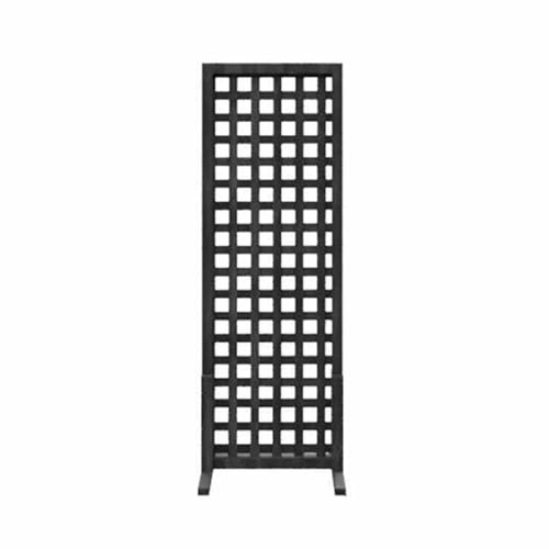 XTGDIEM Brise-Vue en Bois, Brise-Vue extérieur, Panneau décoratif autoportant for terrasse, Jardin et Balcon(Black,30x90cm)