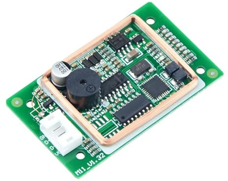 Flaroey Módulo lector de tarjetas de identificación USB RFID + lector de tarjetas IC de 13,56 MHz 125 Khz, lector de tarjetas inteligentes RS232, compatible con sistema Linux de ventana