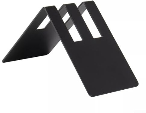 Yuanpgky Porta carta filtro caffè in acciaio inox con design a doppia fessura per la conservazione compatta di filtri, tovaglioli o asciugamani da cucina – Supporto per filtro caffè (nero)