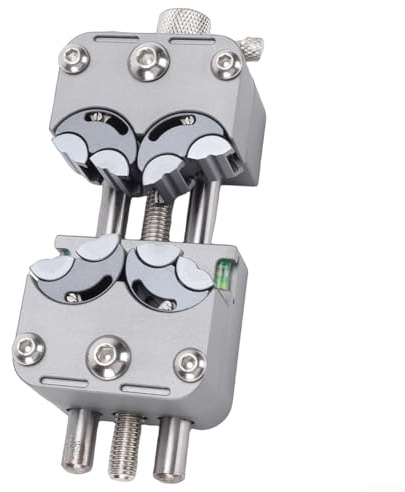 Étau d'établi compact en acier inoxydable 304 de 2,5 cm avec enclume et mâchoires fractales, pour réparation et travaux manuels exacts