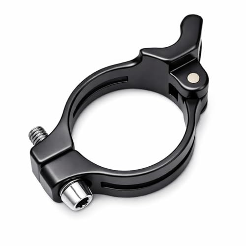 Alomejor Collier dérailleur Avant, léger et résistant en Alliage Aluminium, Pince dérailleur, 34.9mm for Cyclistes Amateurs et Professionnels mécaniciens de vélo Route et VTT
