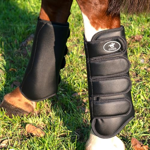 CALEVO - Dressur Gamaschen Protect - Hinten