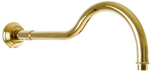 PaulGurkes Brausearm Wandarm Gold Nostalgie Retro Arm für Kopfbrausen