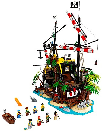 Lego Ideas Pirates of Barracuda Bay 21322 Building Kit, Cool Pirate Shipwreck Model with Pirate Action Figures for Play and Display, Makes a Great Birthday, New 2020 (2,545 Pieces)