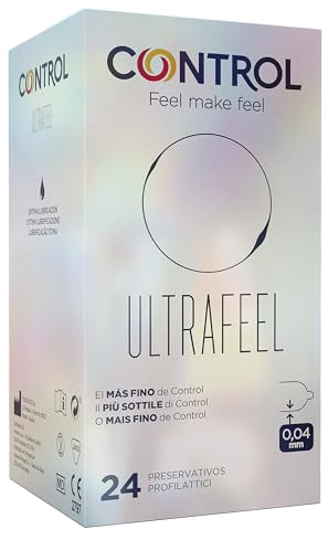 CONTROL Finissimo Ultrafeel: extradünne Kondome, 0,04 mm – 24 Kondome