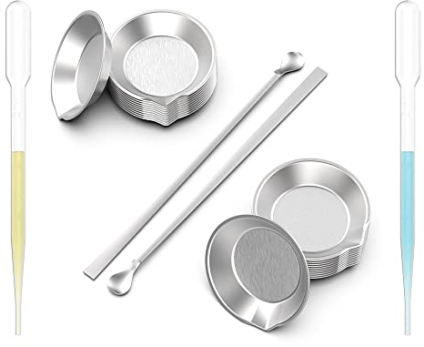 DIYESMART 36 Farbbehälter, 2 Farbrührer und 2 Pipetten à 3 ml, für Airbrush-Malerei, Basteln, Malen, Modellbau