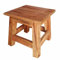 Casa Moro Hocker Aurora 26x26x26cm aus recyceltem Teakholz handgefertigt rustikal Sitzhocker, Vintage Fußhocker, Blumenhocker Tritthocker NUA033