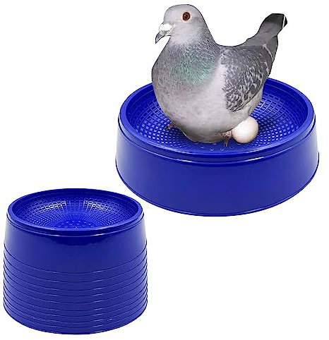 Ecjiuyi 10PCS Racing Pigeon Nest Bowl