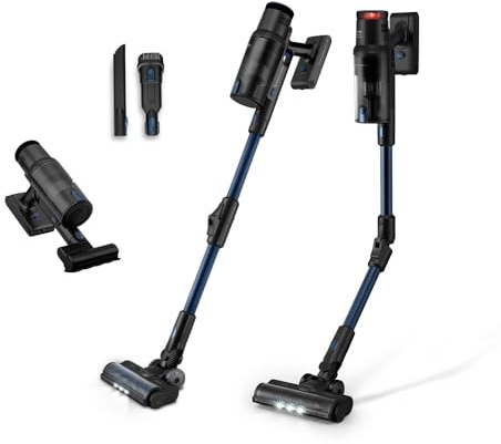 Ufesa U7 Digital Pro Aspirapolvere a Scopa Senza Fili 500W, Motore Digitale Brushless, 29,6V, Autonomia 80min, Tecnologia Multiciclonica, Display Digitale, Spazzola Multisuperficie con Luce, 4Modalità