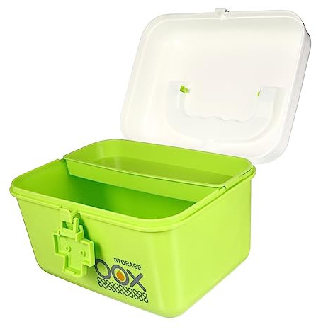 PLAFOPE Erste Hilfe Schrank Medikamentenbox Mit Doppellagigem Design Aufbewahrungsbox Für Medikamente Organizer Für Medikamente Zu Hause Maße Grün