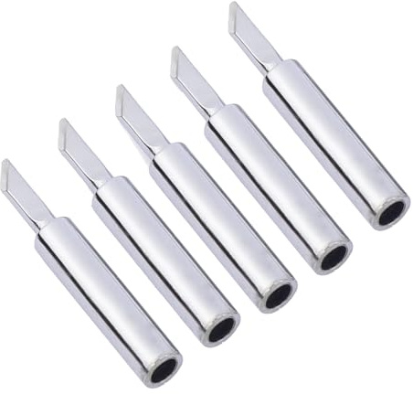 5Pcs Soldering Iron Tips, 900M Solder Tip Replacement (5PCS 900M-T-SK) | Solder Welding Replacement Tip Kit Use for Hakko, Radio Shack Solder Station etc