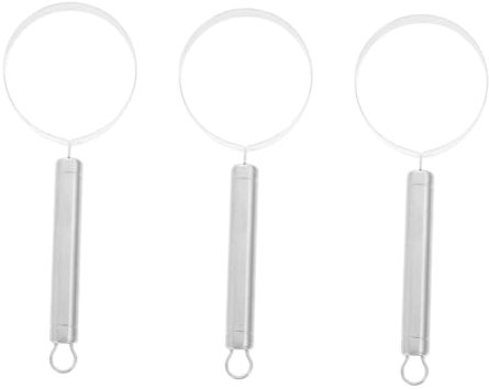 OKUMEYR 3pezzi Scavino Acciaio Inossidabilper Meloni e Frutta Strumento Da Cucina Portatile Con Design Antiscivolo Per Appensione Utensilper Separare La Polpa Cucina