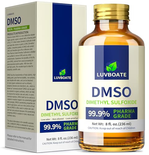 DMSO 99,9% Dimethylsulfoxid 236ml - Unverdünnt in lichtgeschützter Braunglas