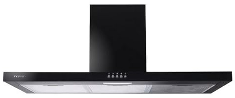 Campana Extractora Infiniton CMPT-A95N – 90 cm, 400 m³/h, Clase B, 3 Velocidades, Luz LED, Negro, T-Invertida