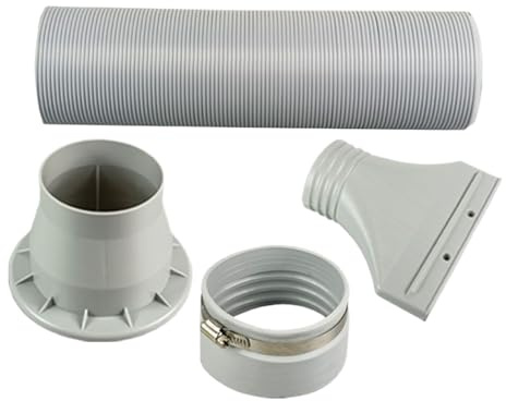 Kit de ventilación portátil para ventana de CA | Kit de escape de aire acondicionado portátil - Adaptador de repuesto de ventilación de extensión para dormitorio, sala de estudio, sala de estar