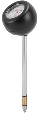 AYNEFY Sold PH Metter Sol Hygromètre Capteur Testeur de PH du Sol avec Un Capteur de Lumière de Rotation à 100 Degrés pour Les Plantes Jardinage Extérieur Intérieur