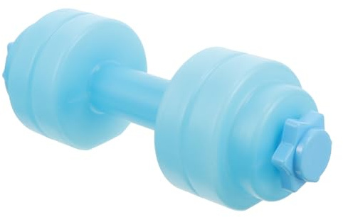 Abaodam Portable Dumbbell Shape Water Bottle Lightweight Sports Drinking Kettle Large Capacity Reusable Pet Gym Outdoor Travel Bottle for Running and Fitness