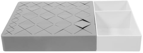 Présentoir à Rouge à Lèvres en Silicone Abs, Rangement de Bureau | Coiffeuse et Chambre, Séparation Pratique des Rouges à Lèvres, Organisation Nette