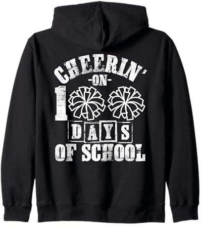 Jubeln Sie 100 Tage lang Spaß im Cheerleader Spirit Squad an Kapuzenjacke