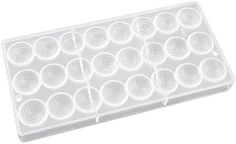 TOYANDONA Stampo per Cioccolatini Semicircolare in Plastico Resistente ad Alte Temperature, Robusto per Pasticceria e Preparazione Dolci Creativi