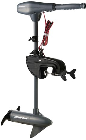 Newport Kayak Series 36lb Thrust Transom Mounted Saltwater Electric Trolling Motor w/LED Battery Indicator (24 Shaft)