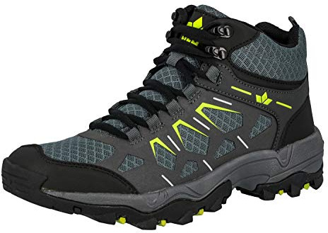 Lico Sierra High, Scarpe da Arrampicata Alta Uomo, Grigio (Anthrazit/Lemon Anthrazit/Lemon), 38 EU